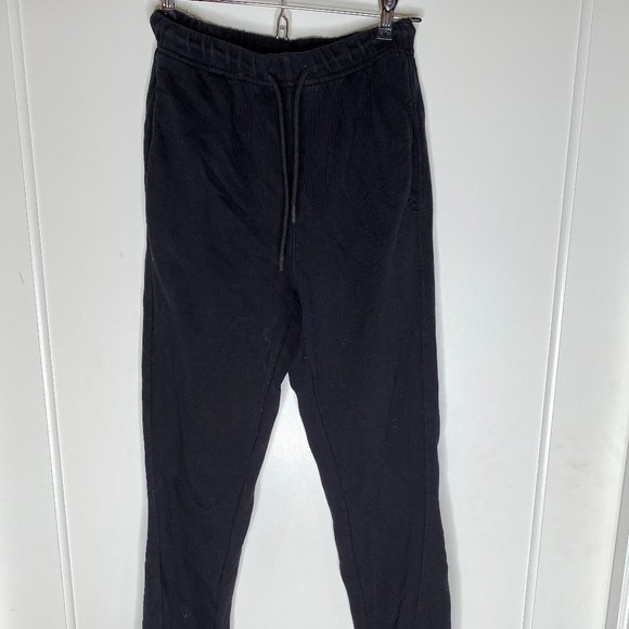 Cotton Citizen Black Elastic Sweatpants - Small - Picture 1 of 3